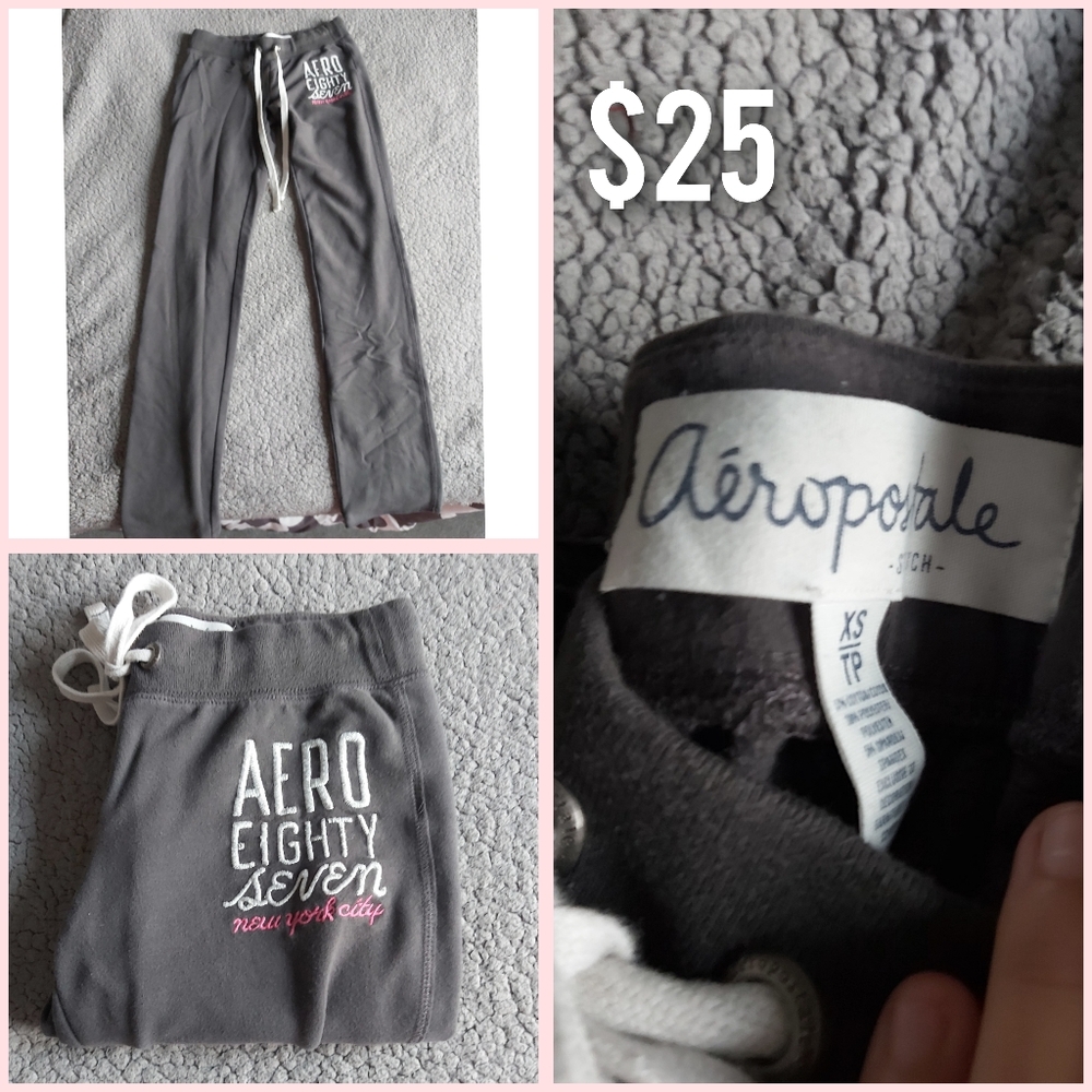 Aeropostale tight fit sweatpants